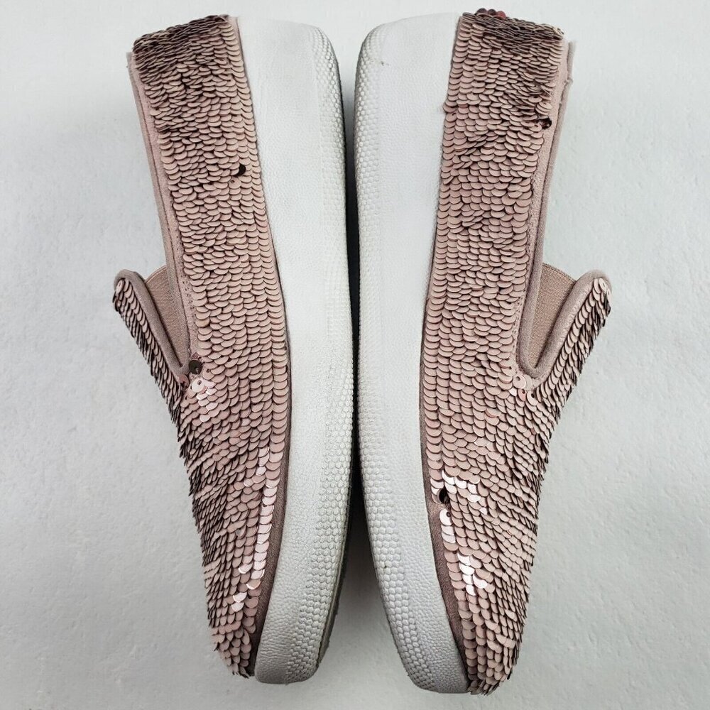 Fitflop Superskate Sequin Loafer Shoe Womens 6.5 Pink Slip On Comfort Shoe - Picture 5 of 10